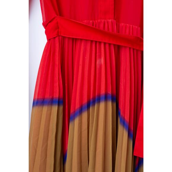 Thebe Magugu Gradient Pleated Chiffon Dress - Picture 13 of 14